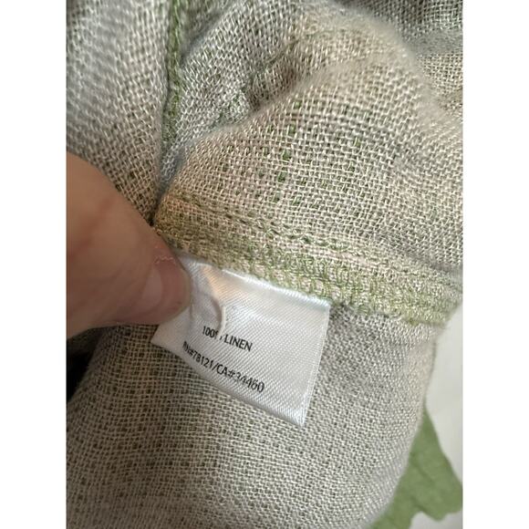 EILEEN FISHER 100% Linen Blazer Jacket Lime Green Women’s Medium Cottage - Picture 4 of 10